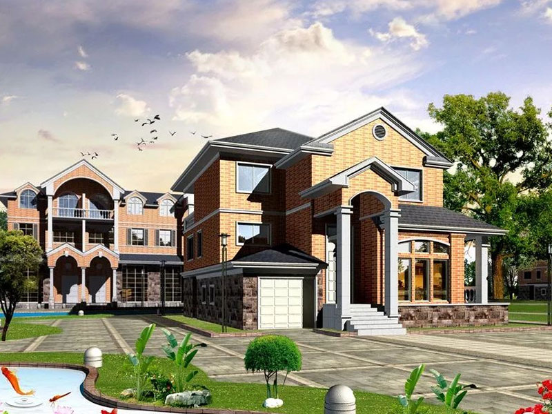 Prefabricated polymer new material buildings