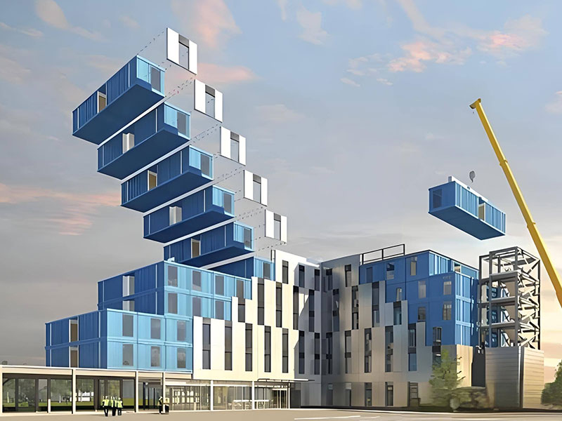 Prefabricated polymer new material buildings
